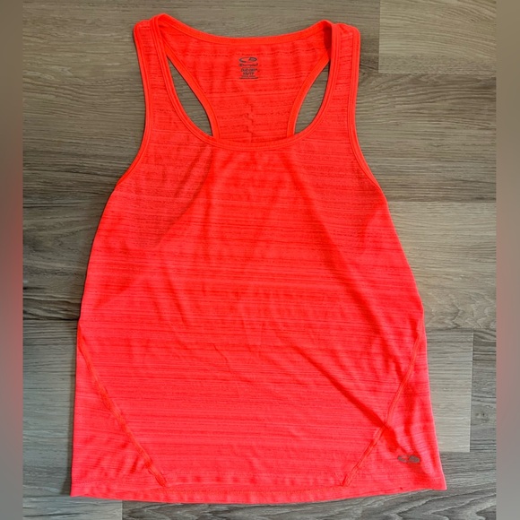 Champion Bright Orange Workout Tank Top in Duo Dry Material - Size XS - Picture 1 of 6